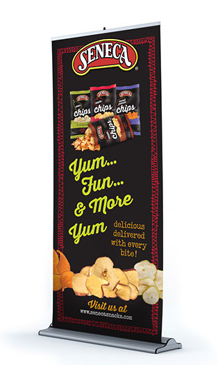 Seneca Snack Chip Pop Up Banner for the 2016 Emmy Awards