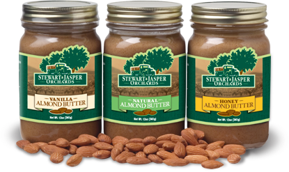 Stewart and Jasper Almond Butter Jars